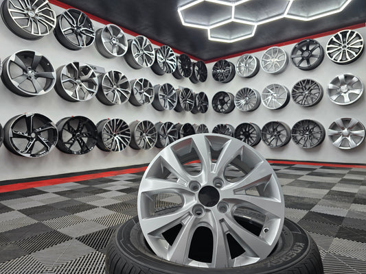 15" 4x100 Alloy Wheels (Sliver)