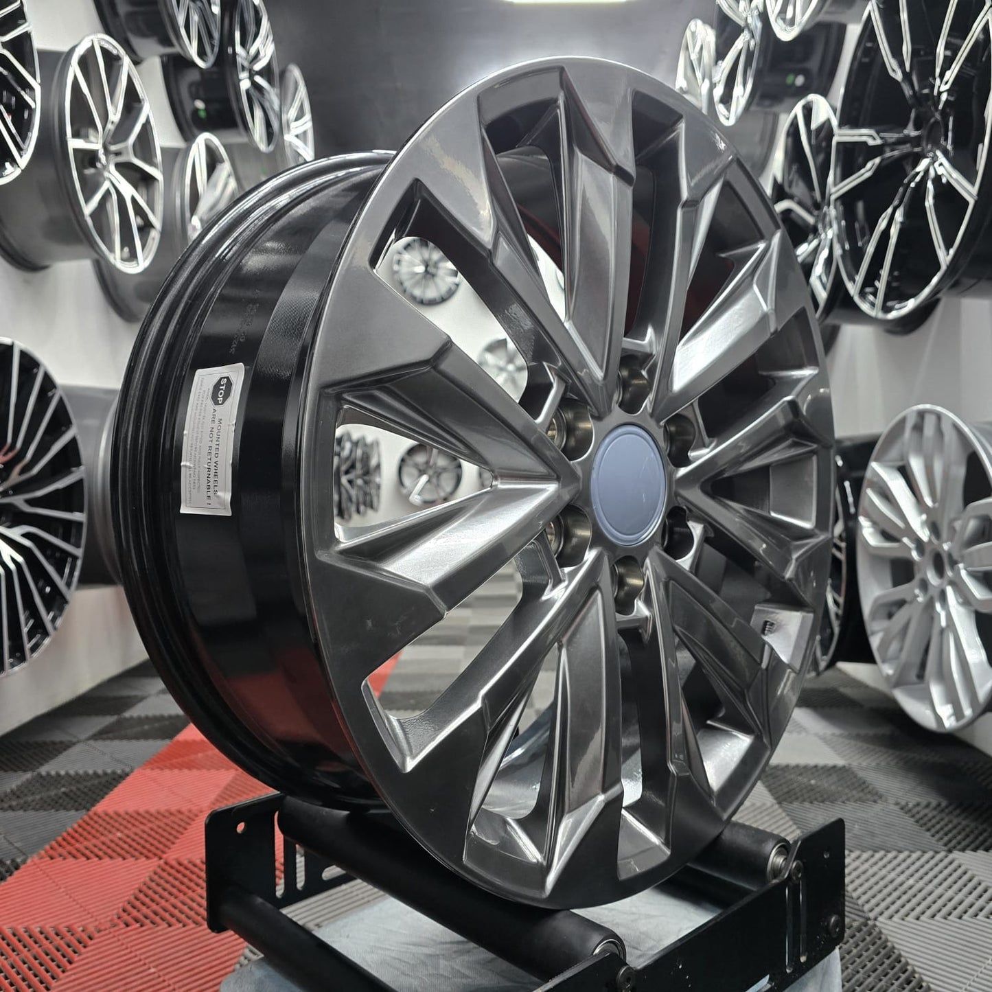 20" 2024+ 744234 Style Alloy Wheels Hyper black