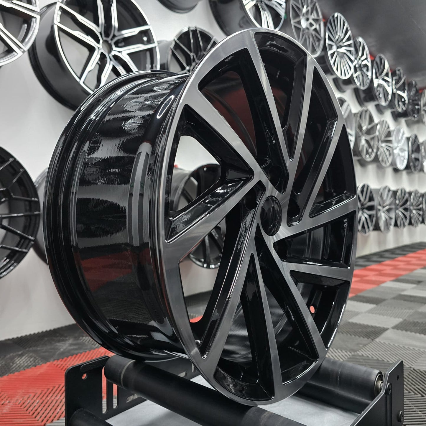 17" 5x112 392182 Style wheels Black M/F