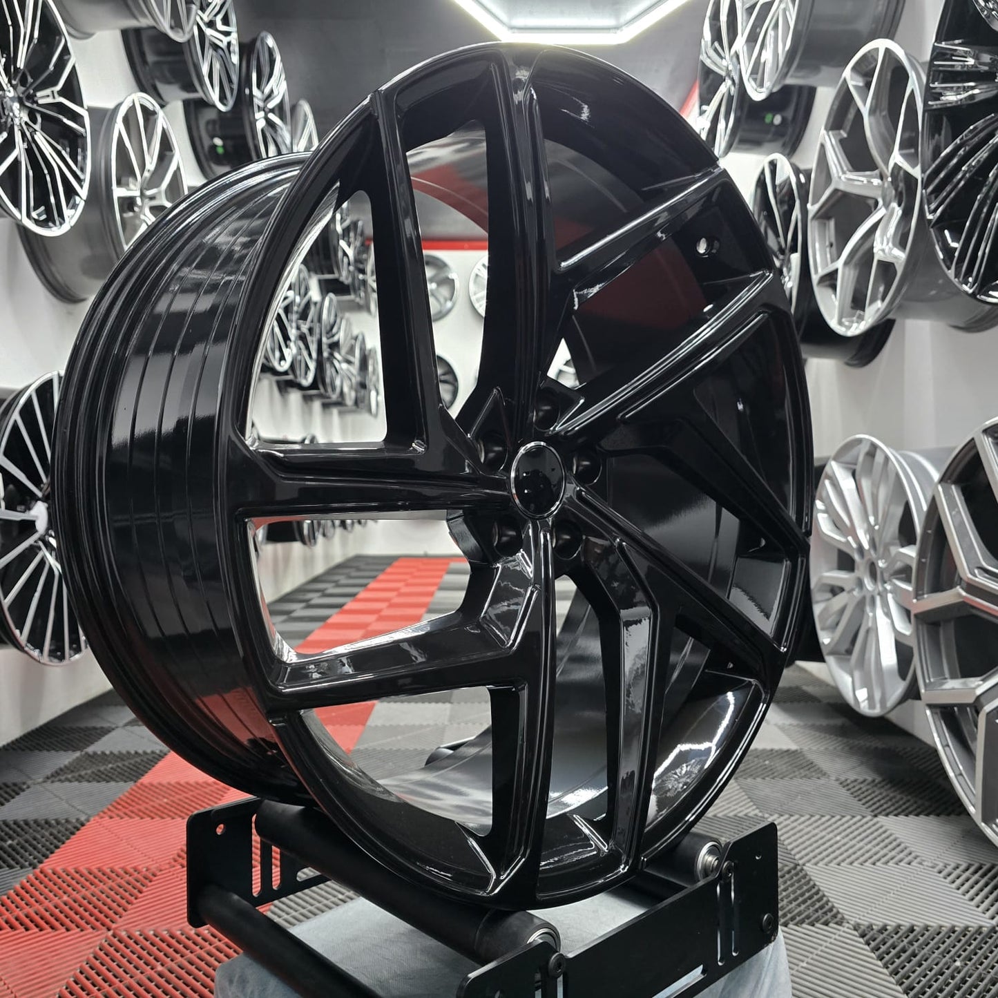 22" 5x112 391544 Style Alloy Wheels Gloss black