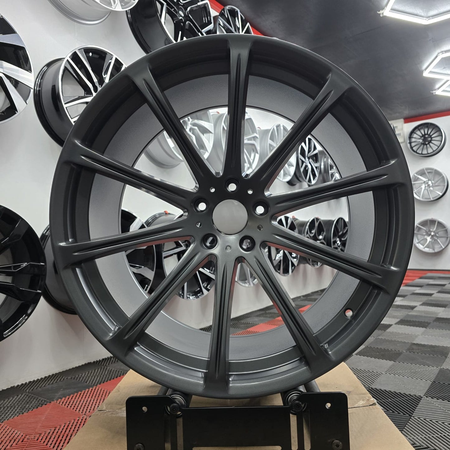 22" 5x112 230058 Style Alloy Wheels , Satin Grey