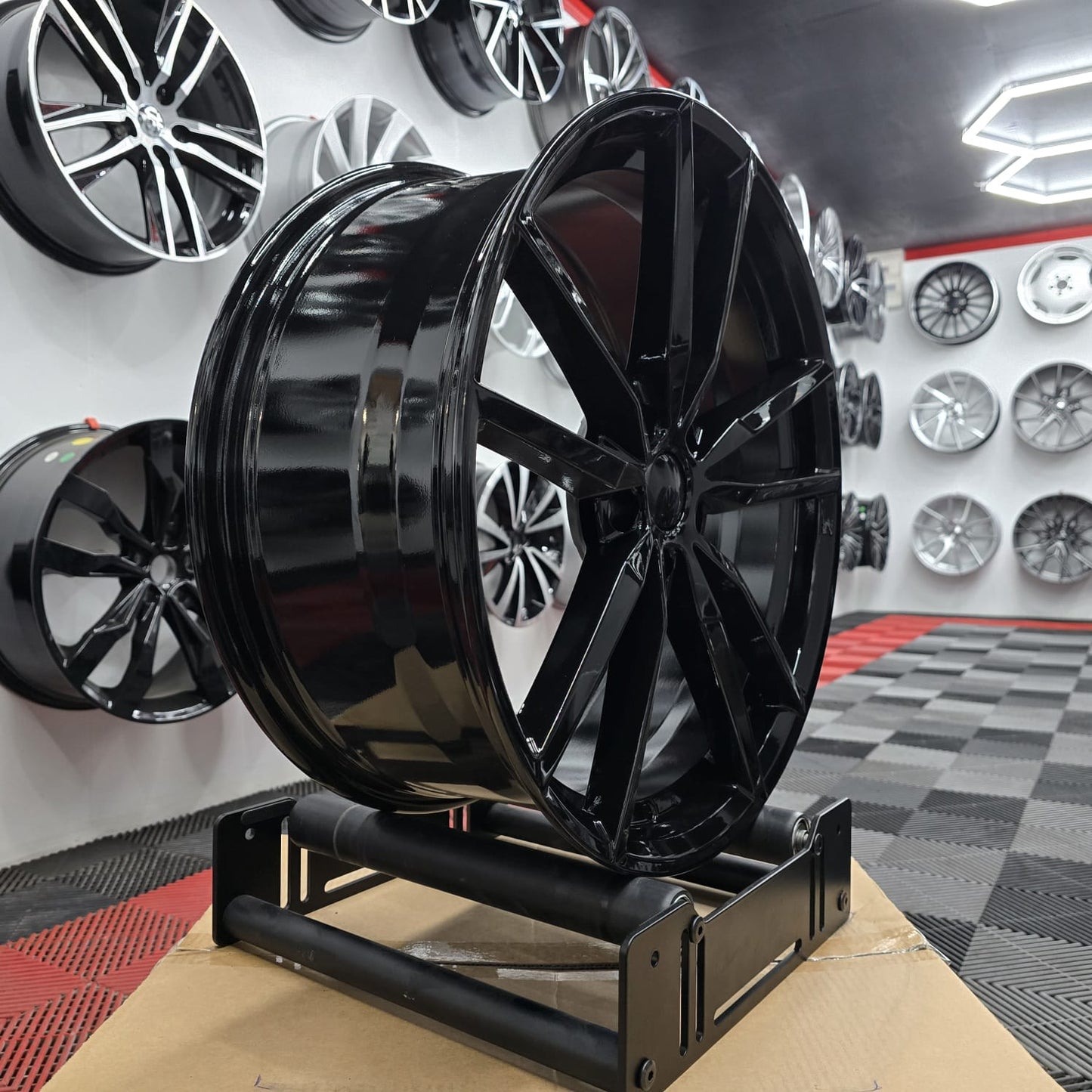 17" 5x100 396520 Style wheels, Black