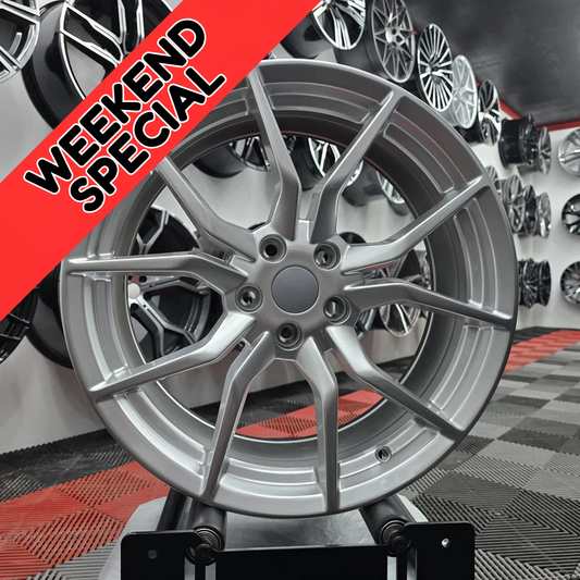 19" 5x108 Ford 230369 Style, Sliver