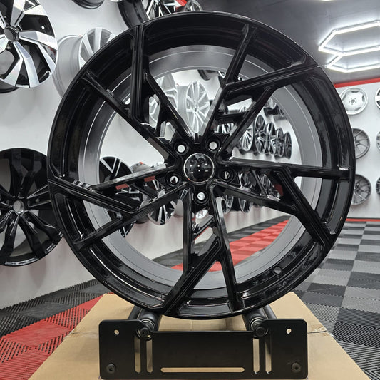 21" Audi 230489 Style Alloy Wheels, Black