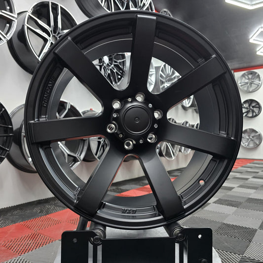20" 6X139 L1808 STYLE ALLOY WHEELS SATIN BLACK