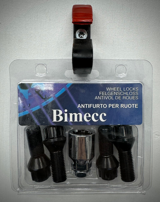 14x1.5mm Lock Bolt Set (Black)