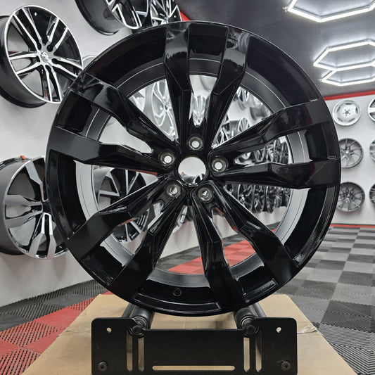 20" 5x112 Tiguan-R style Alloy Wheels Full Black