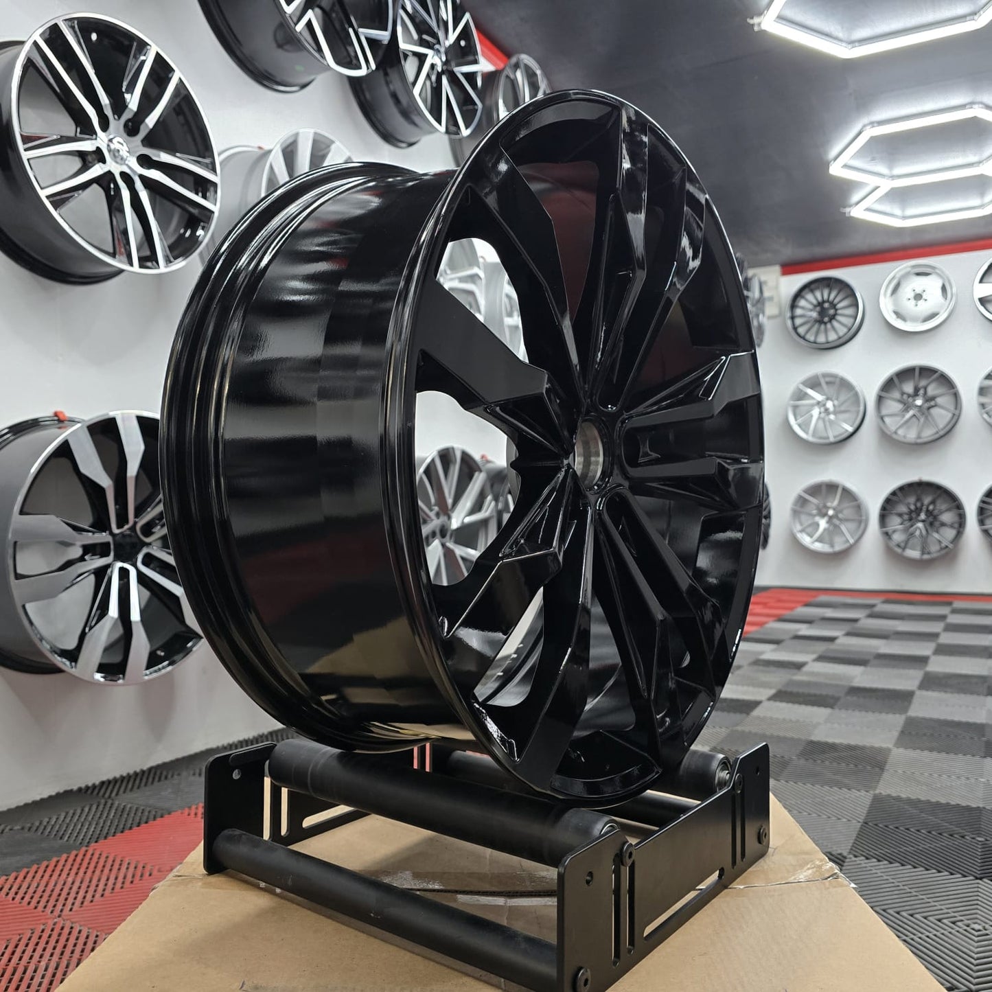 20" 5x112 Tiguan-R style Alloy Wheels Full Black