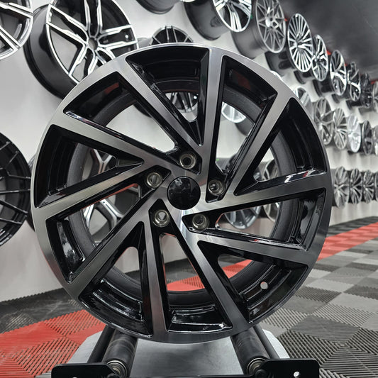 17" 5x112 392182 Style wheels Black M/F