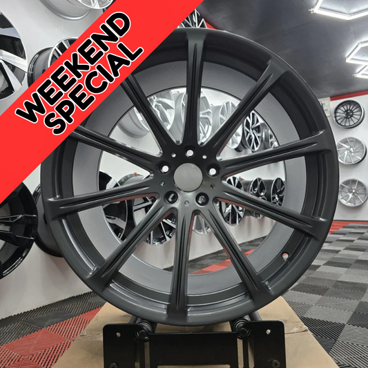22" 5x112 230058 Style Alloy Wheels , Satin Grey
