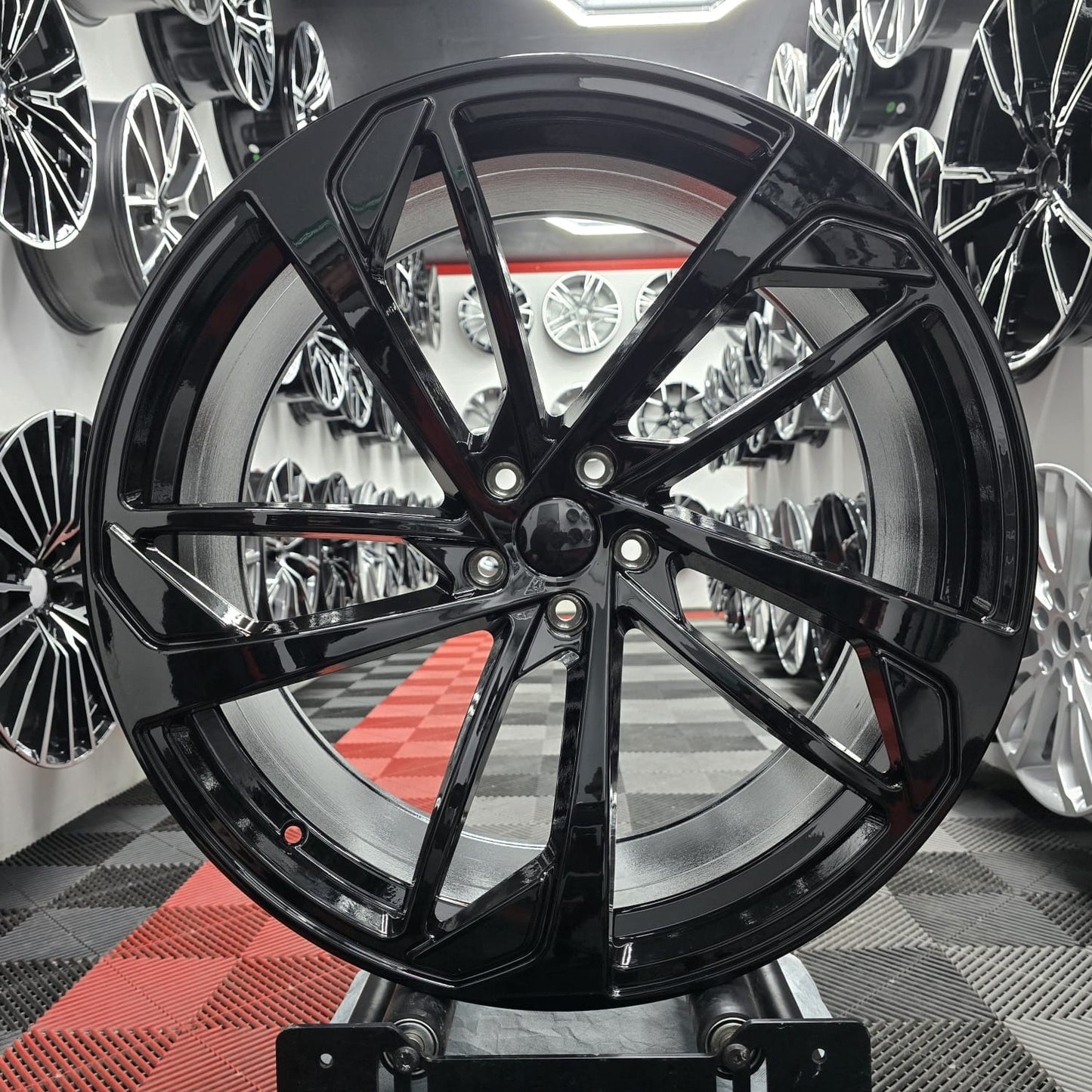 22" 5x112 396556 Style Alloy Wheels Gloss black