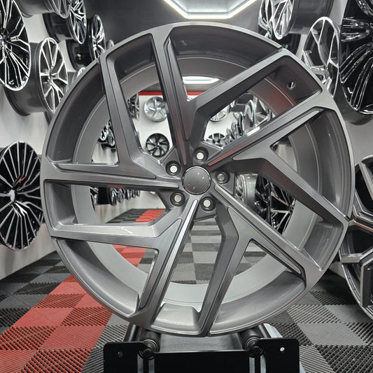 22" 5x112 391544 Style Alloy Wheels Gloss Gunmetal