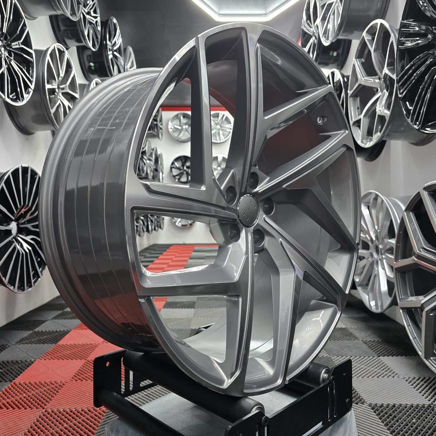 22" 5x112 391544 Style Alloy Wheels Gloss Gunmetal