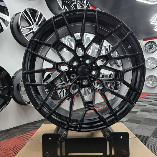 19" 391495 Style Alloy Wheels Black (Wide Rears)