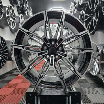 20" 391305 Style Replacement Alloy Wheels Black Machine
