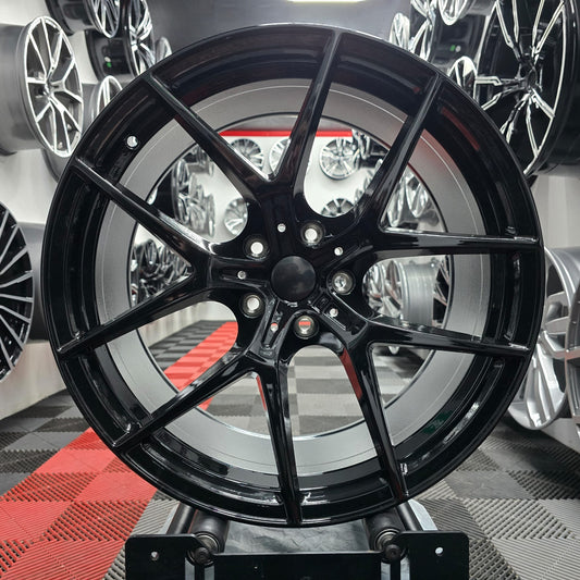 20" 396595 Style Replacement Alloy Wheels Gloss Black