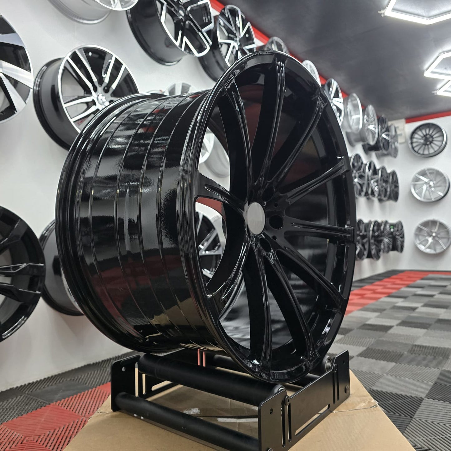 22" 5x112 230058 Style Alloy Wheels , Gloss Black