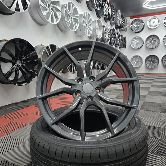 18" Focus Rs 5x108 Alloy Wheels (GREY)