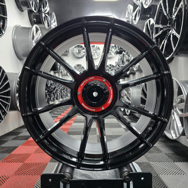 19" ZO Style Wheels Finished in Black  (Twin Pcd)