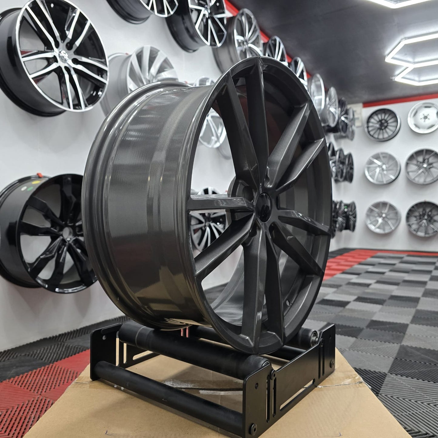 17" 5x100 396520 Style wheels, Gunmetal